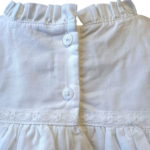 Janie and Jack Ruffle Trim Top, Size 5, Jet Ivory - Picture 10 of 12